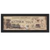 "Antique Toys" By Pam Britton, Printed Wall Art, Ready To Hang Framed Poster, Black Frame