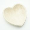 Handcrafted Heart-Shaped Natural Wood Tray