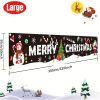 1pc, Festive Large Merry Christmas Banner - Huge Santa Claus Sign for Holiday Party Supplies and Home Decor - Perfect for Outdoor, Indoor, Yard