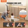 VEVOR Retractable Baby Gate, 34.2" Tall Mesh Baby Gate, Extends up to 76.8" Wide Retractable Gate for Kids or Pets