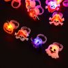 LED Light Halloween Ring Glowing Pumpkin Ghost Skull Rings Kids Gift Halloween Party Decoration For Home Horror Props Supplies