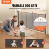 VEVOR Retractable Baby Gate, 34.2" Tall Mesh Baby Gate, Extends up to 60" Wide Retractable Gate for Kids or Pets