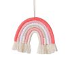 1pc Vibrant Rainbow Macrame Wall Hanging - Stunning Home Decor for Living Room, Bedroom, and More