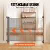 VEVOR Retractable Baby Gate, 34.2" Tall Mesh Baby Gate, Extends up to 60" Wide Retractable Gate for Kids or Pets