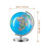 Earth Globe with Stable Heavy Metal Base for Home Decor