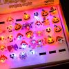 LED Light Halloween Ring Glowing Pumpkin Ghost Skull Rings Kids Gift Halloween Party Decoration For Home Horror Props Supplies