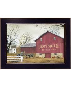 "Antique Barn" By Billy Jacobs, Printed Wall Art, Ready To Hang Framed Poster, Black Frame (Color: as Pic)