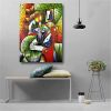 Hand Painted Oil Paintings Hand Painted Wall Art Abstract Modern Figure Picasso Girl Lady Nude Living Room Hallway Luxurious Decorative Painting